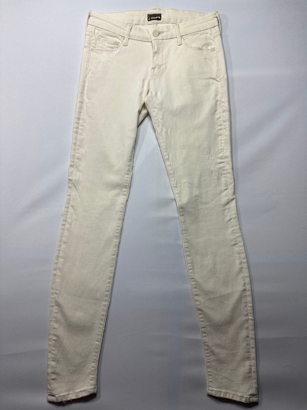 Mother Women's The Looker Skinny Leg Cream Jeans - Size 28 (28x30.5) *READ*‎
